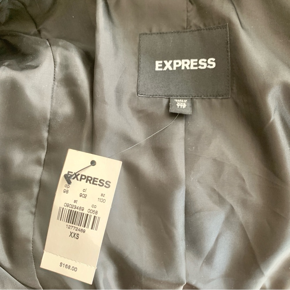 🖤 EXPRESS Black Pieced Patchwork Mixed Panels Fa… - image 11